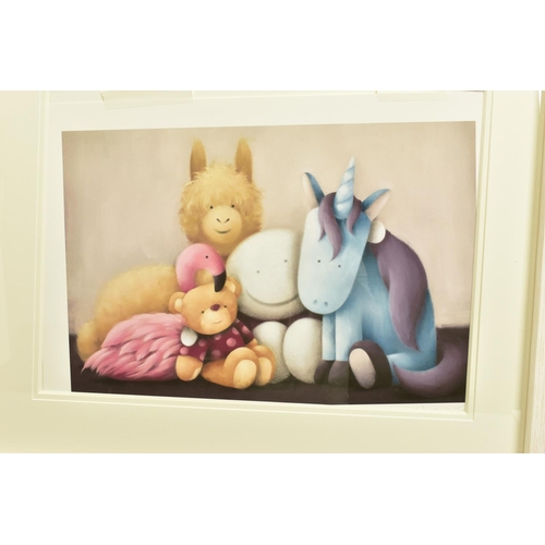 312 - DOUG HYDE (BRITISH 1972) 'BEST FRIENDS FOREVER', a signed limited edition print depicting a smiling ... 