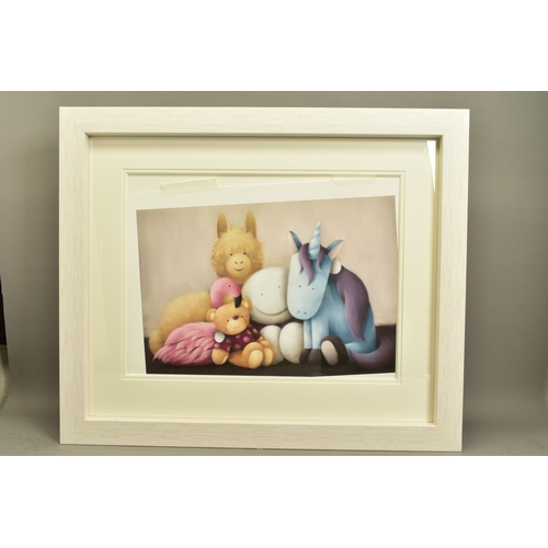 312 - DOUG HYDE (BRITISH 1972) 'BEST FRIENDS FOREVER', a signed limited edition print depicting a smiling ... 