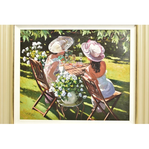 313 - SHERREE VALENTINE DAINES (BRITISH 1959) 'CHAMPAGNE CELEBRATION' limited edition print 163/195, femal... 