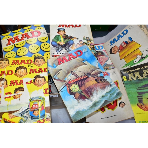 371 - MAD' Magazine, seventy-four editions, including duplications, between issues 107 -224 and four 'Spec... 