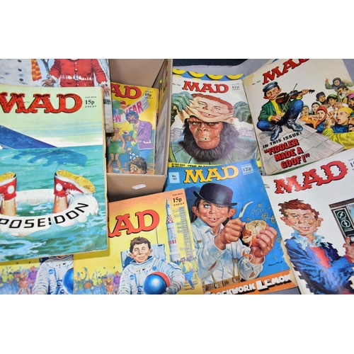 371 - MAD' Magazine, seventy-four editions, including duplications, between issues 107 -224 and four 'Spec... 