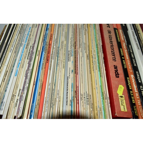 440 - SIX BOXES OF ASSORTED RECORDS, LPS , 78'S AND BOXED SETS, to include a complete set of six 78's Duri... 