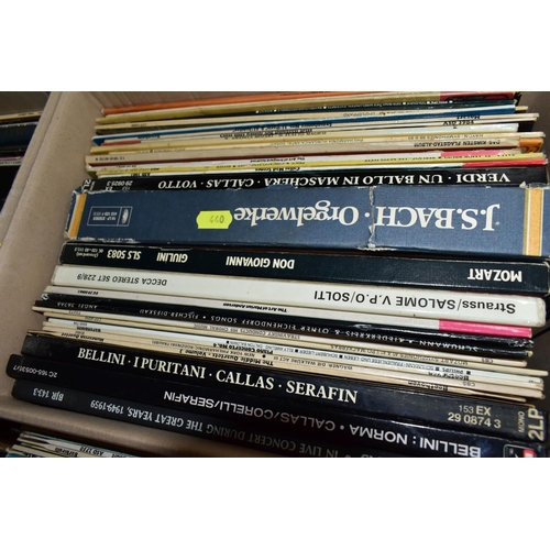 440 - SIX BOXES OF ASSORTED RECORDS, LPS , 78'S AND BOXED SETS, to include a complete set of six 78's Duri... 