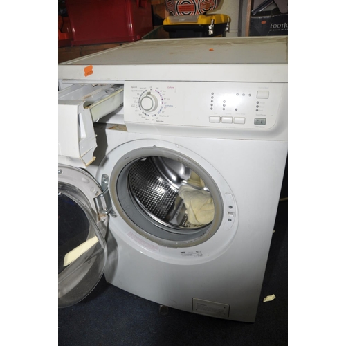 1058 - A ZANUSSI ZWF14070W 6KG WASHING MACHINE measuring width 60cm x depth 62cm x height 85cm (PAT pass an... 