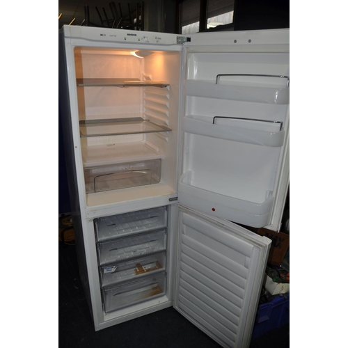 1066 - A HOOVER HNMF2605A FRIDGE FREEZER measuring width 55cm x depth 60cm x height 163cm (PAT pass and wor... 