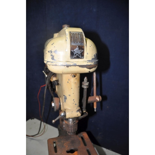 1079 - A FOBCO STAR PILLAR DRILL, some rust (PAT fail due to exposed wire and perished cable) but working a... 