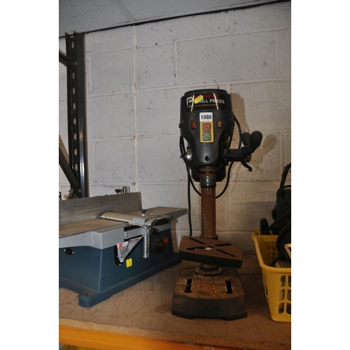 1080 - A PERFORMANCE PRO CLM250LDP REDEYE DRILL PRESS along with a DIY tools M1BT-ZT-155 bench planer (both... 