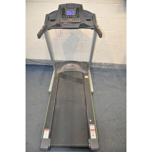 1092 - A BODYMAX TREADMILL with incline feature and safety cut-off clip (PAT pass and working)