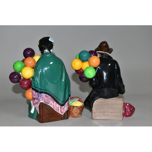 319 - TWO ROYAL DOULTON FIGURINES, comprising The Old Balloon Seller HN1315 and The Balloon Man HN1954 (2)... 