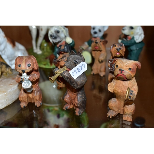 360 - A GROUP OF DOG AND PIG FIGURES, to include a Beswick Pig and Piglet 'Piggy Back' no 2746, a Beswick ... 