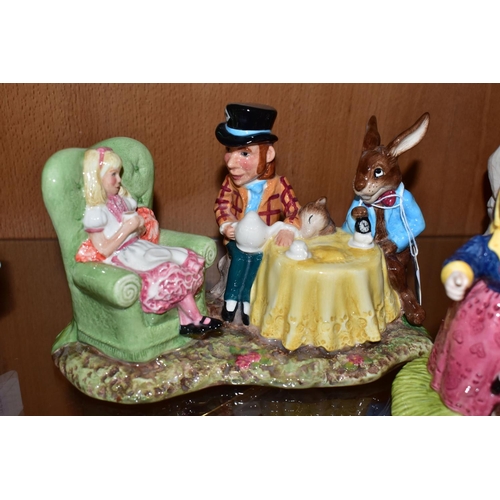 362 - FIVE BESWICK/ROYAL DOULTON BESWICK WARE ALICE IN WONDERLAND FIGURES, comprising Beswick Ware limited... 