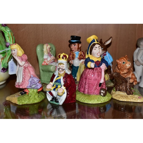 362 - FIVE BESWICK/ROYAL DOULTON BESWICK WARE ALICE IN WONDERLAND FIGURES, comprising Beswick Ware limited... 