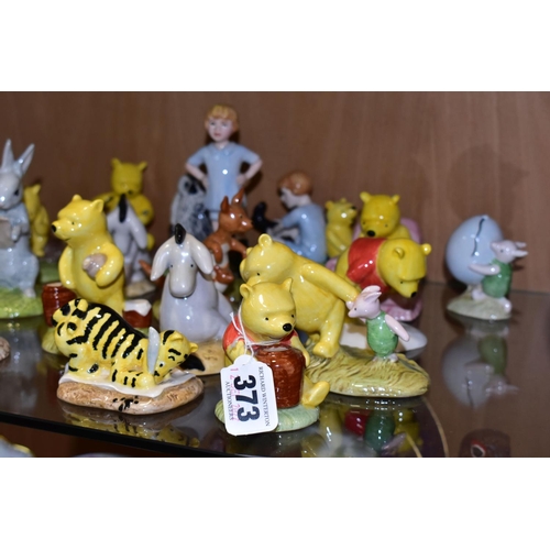 373 - TWENTY ONE ROYAL DOULTON WINNIE THE POOH FIGURES, comprising Winnie the Pooh and the Honeypot WP1, P... 