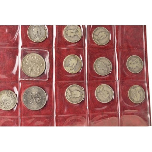 92 - A CARDBOARD BOX OF MAINLY UK COINAGE, to include UK Proof sets of coins 1899,90,91,93,97, BU sets 19... 