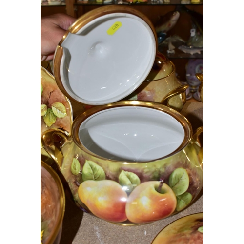 420 - EIGHT COVERED SOUP TUREENS HAND PAINTED BY PETER GOSLING, comprising eight English fine china soup t... 