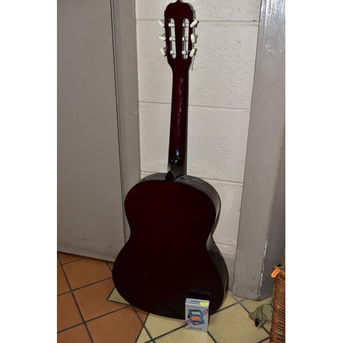 439 - A CHARSLEY CHILDREN'S CLASSICAL GUITAR model number W360  together with a boxed EzetunE guitar tuner... 