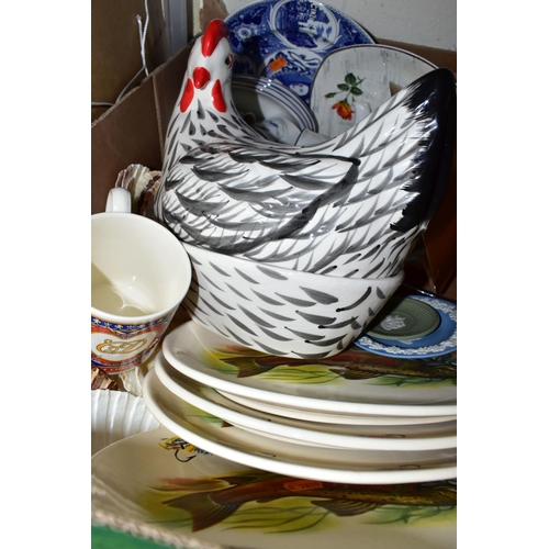 484 - NINE BOXES OF ASSORTED  CERAMICS, GLASSWARE AND SUNDRIES THE PROCEEDS OF WHICH WILL GO TO A LOCAL CH... 