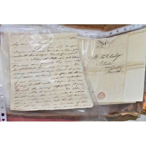 513 - EPHEMERA, a collection of eighteen formal letters and bills dating from 1782 - 1831, mostly originat... 