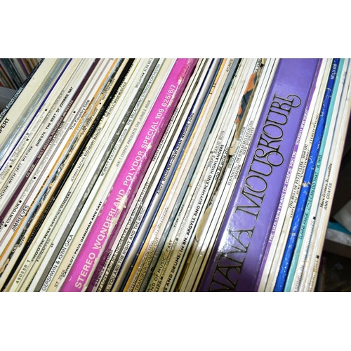 524 - THREE BOXES OF VINYL LPS, approximately one hundred and fifty to two hundred records, artists to inc... 