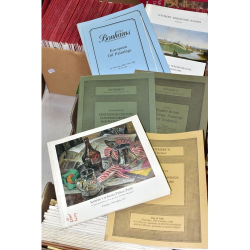 536 - AUCTION CATALOGUES, a collection of approximately 225 Auction Catalogues dating from the 1970s -1980... 