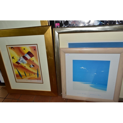 545 - THREE ADAM BARSBY LIMITED EDITION PRINTS, comprising 'Dreams of the Ocean', no.50/500, 'Free as a Bi... 