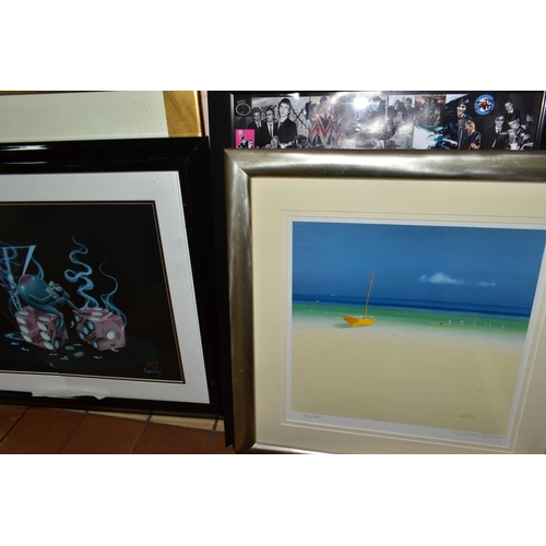 545 - THREE ADAM BARSBY LIMITED EDITION PRINTS, comprising 'Dreams of the Ocean', no.50/500, 'Free as a Bi... 