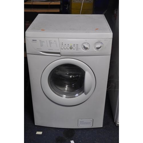 1086 - A ZANUSSI ZWF1221W 6KG WASHING MACHINE measuring width 60cm x depth 60cm x height 86cm (PAT pass and... 