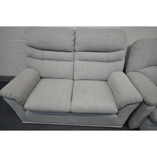 1327 - A BEIGE G PLAN TWO PIECE LOUNGE SUITE, comprising a two seater sofa, length 144cm x depth 92cm x hei... 