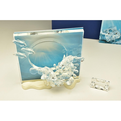 122 - A BOXED SWAROVSKI CRYSTAL SOCIETY DIORAMA, FIRST PIECE OF THE TRILOGY WONDERS OF THE SEA - HARMONY, ... 