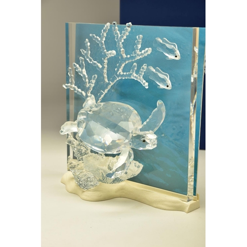 123 - A BOXED SWAROVSKI CRYSTAL SOCIETY DIORAMA, SECOND PIECE OF THE TRILOGY WONDERS OF THE SEA - ETERNITY... 