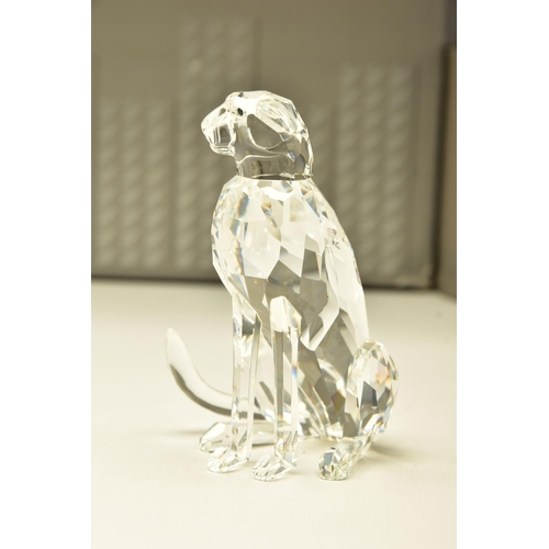 158 - THREE BOXED SWAROVSKI CRYSTAL ANIMALS, comprising two from African Wildlife series Cheetah (183225) ... 