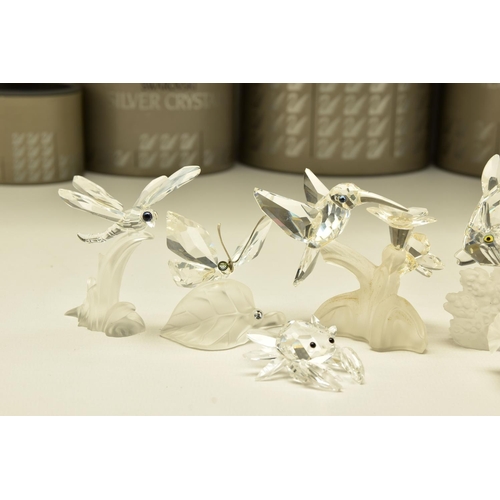 160 - EIGHT BOXED SWAROVSKI CRYSTAL ORNAMENTS, comprising four from the South Sea Theme, Blowfish (012724)... 