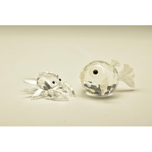 160 - EIGHT BOXED SWAROVSKI CRYSTAL ORNAMENTS, comprising four from the South Sea Theme, Blowfish (012724)... 