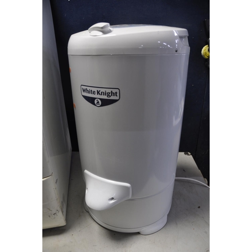 1079 - WHITE KNIGHT 28009W SPIN DRYER along with a Blomberg TL45TD reverse action dryer (both PAT pass and ... 