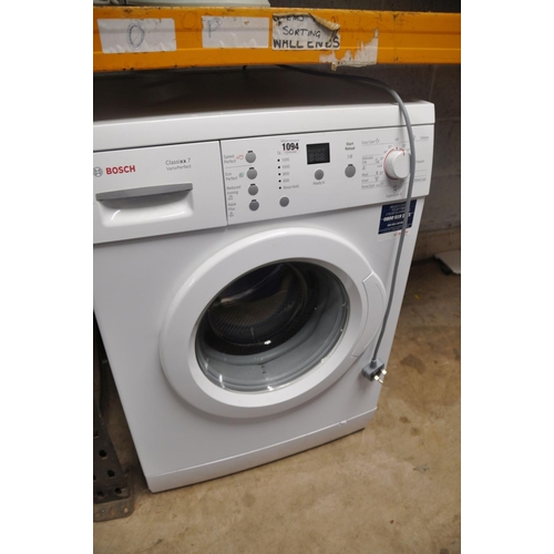 1094 - A BOSCH WAE24369GB 7KG WASHING MACHINE measuring width 60cm x depth 60cm x height 86cm (PAT pass and... 