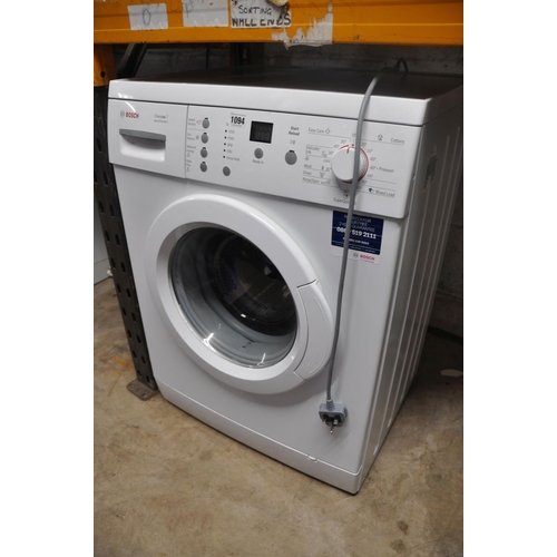 1094 - A BOSCH WAE24369GB 7KG WASHING MACHINE measuring width 60cm x depth 60cm x height 86cm (PAT pass and... 