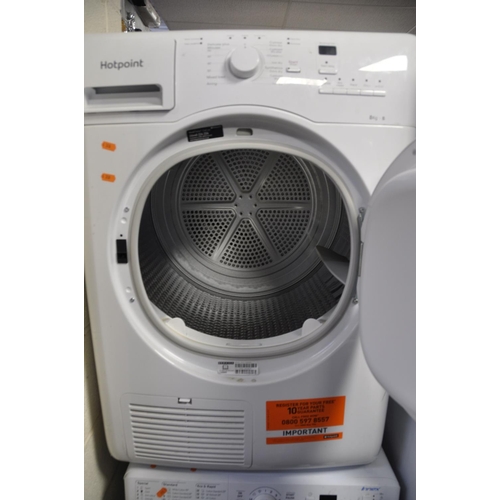 1111 - A HOTPOINT TDWSF83EPZ CONDENSOR DRYER measuring width 60cm x depth 60cm x height 86cm (PAT pass and ... 