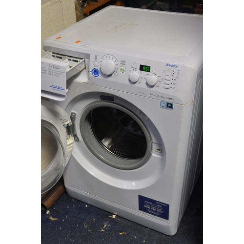 1112 - A INDESIT XWD71452W 7KG WASHING MACHINE measuring width 60cm x depth 56cm x height 85cm (PAT pass an... 