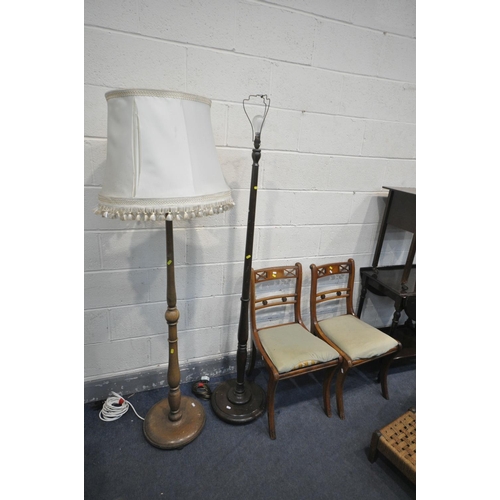 1229 - A EDWARDIAN MAHOGANY CARD TABLE, with a green baize playing, on cabriole legs, united by a cross str... 