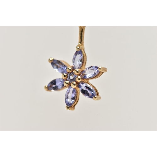 24 - A SELECTION OF 9CT GOLD, SILVER AND YELLOW METAL JEWELLERY, the 9ct gold pendant with circular cut c... 