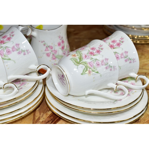 308 - A ROYAL ALBERT 'FOR ALL SEASONS' PARKLAND PATTERN PART DINNER SET, comprising six small dishes (one ... 