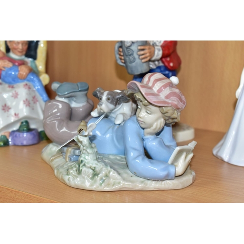 339 - FOUR FIGURINES, comprising Lladro Study Buddies 5451, by Regino Torrijos, issued 1987 - retired 2007... 