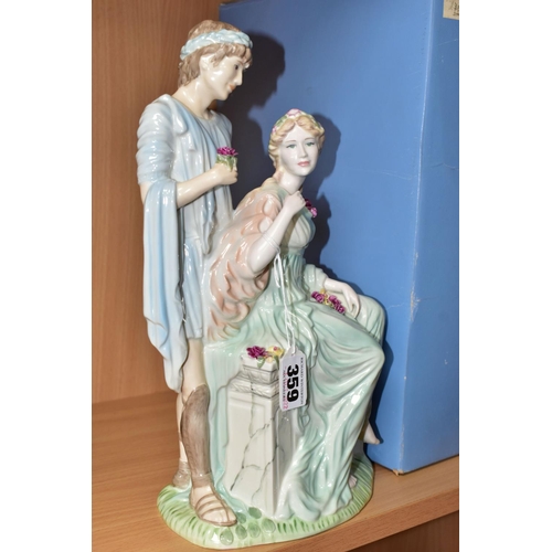 359 - A BOXED WEDGWOOD LIMITED EDITION FIGURE GROUP FROM 'THE CLASSICAL COLLECTION', titled 'Adoration' no... 