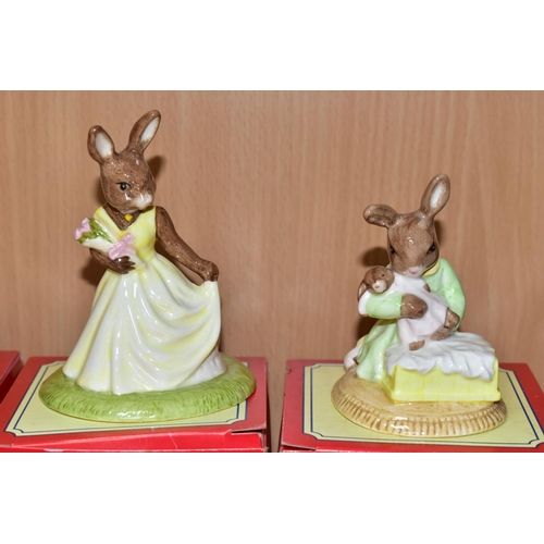 364 - SEVEN BOXED ROYAL DOULTON BUNNYKINS FIGURES, comprising limited edition 'Mermaid Bunnykins' DB263, 1... 