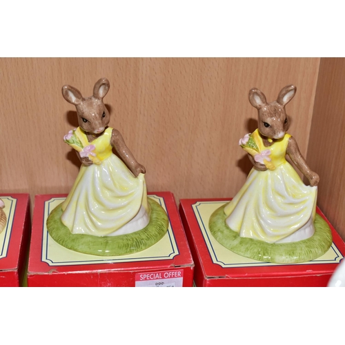 366 - SEVEN BOXED ROYAL DOULTON BUNNYKINS FIGURES, comprising limited edition 'Mermaid Bunnykins' DB263, 1... 