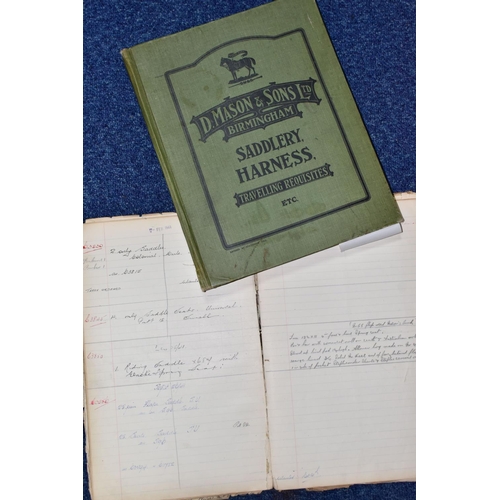 412 - SADDLERY, HARNESS, TRAVELLING REQUISITES ETC, a catalogue published by D. Mason & Sons Ltd, Birmingh... 