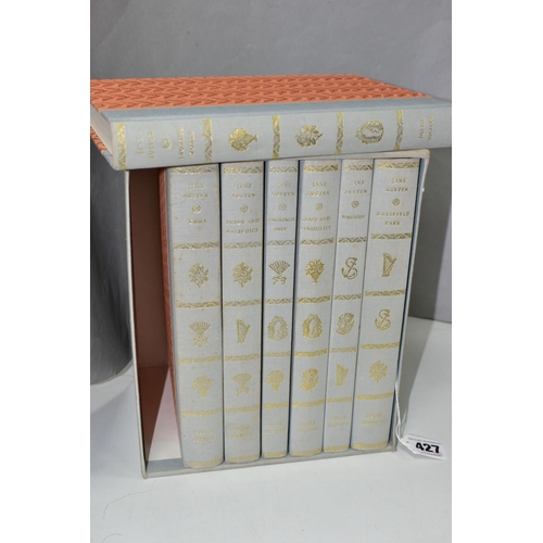 427 - THE FOLIO SOCIETY, seven Jane Austen books from the publisher consisting of Mansfield Park, Persuasi... 