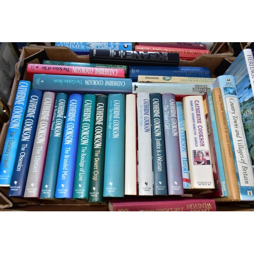 440 - THREE BOXES OF ASSORTED BOOKS AND FRAMED PRINTS AND PAINTINGS, to include the works of Oscar Wilde, ... 