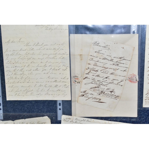 445 - EPHEMERA, a collection of eighteen formal letters and bills dating from 1782 - 1831, mostly originat... 