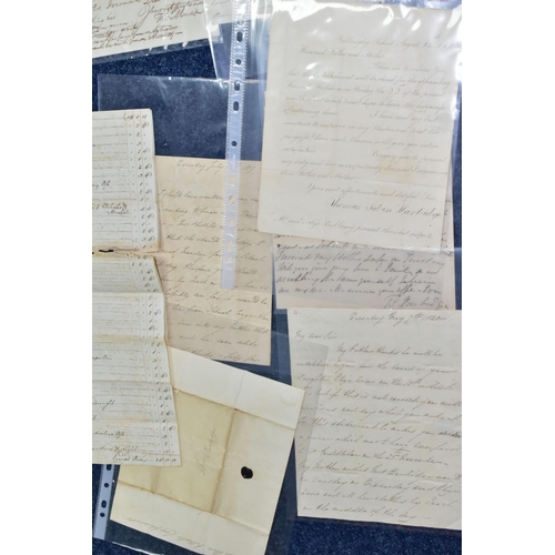 445 - EPHEMERA, a collection of eighteen formal letters and bills dating from 1782 - 1831, mostly originat... 